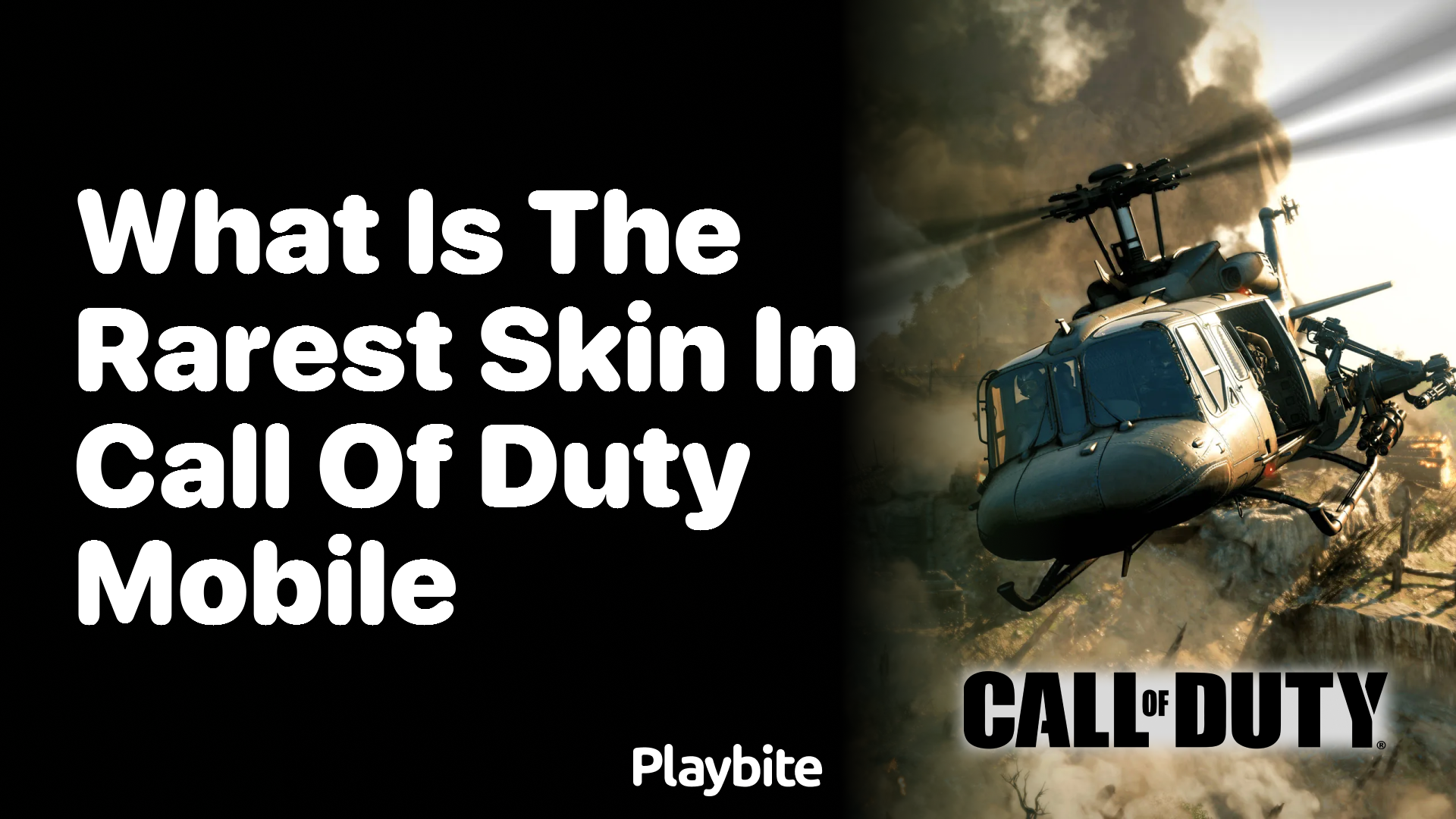 What Is the Rarest Skin in Call of Duty Mobile?