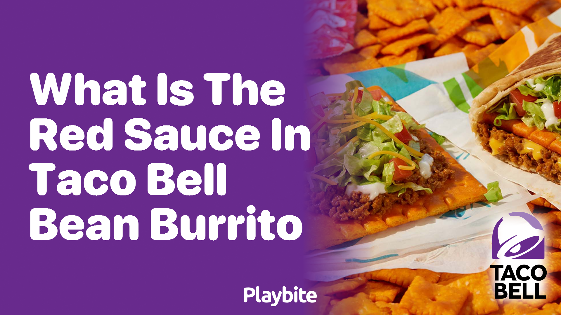 What Is the Red Sauce in Taco Bell Bean Burrito?
