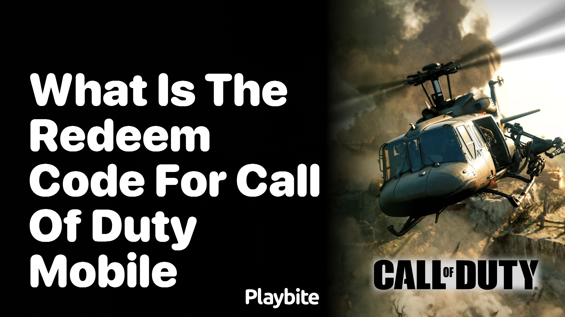 What Is the Redeem Code for Call of Duty Mobile?