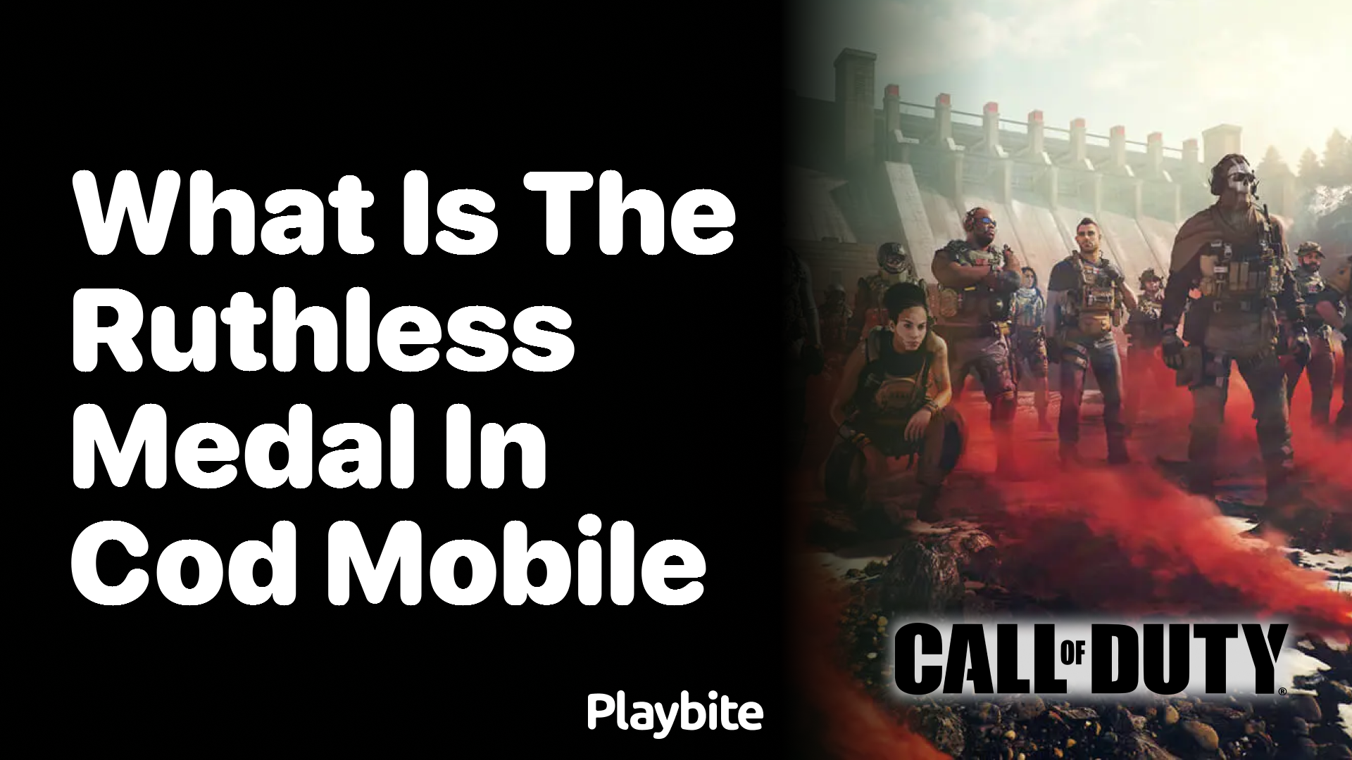 What Is the Ruthless Medal in COD Mobile?