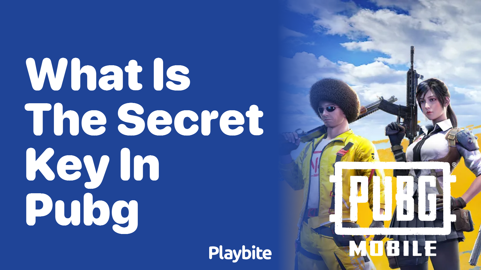 What Is the Secret Key in PUBG Mobile?