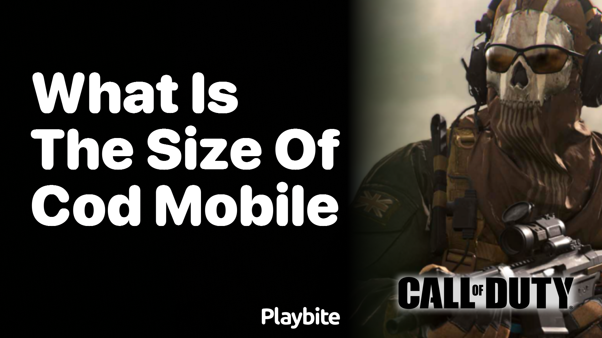 What is the Size of COD Mobile?