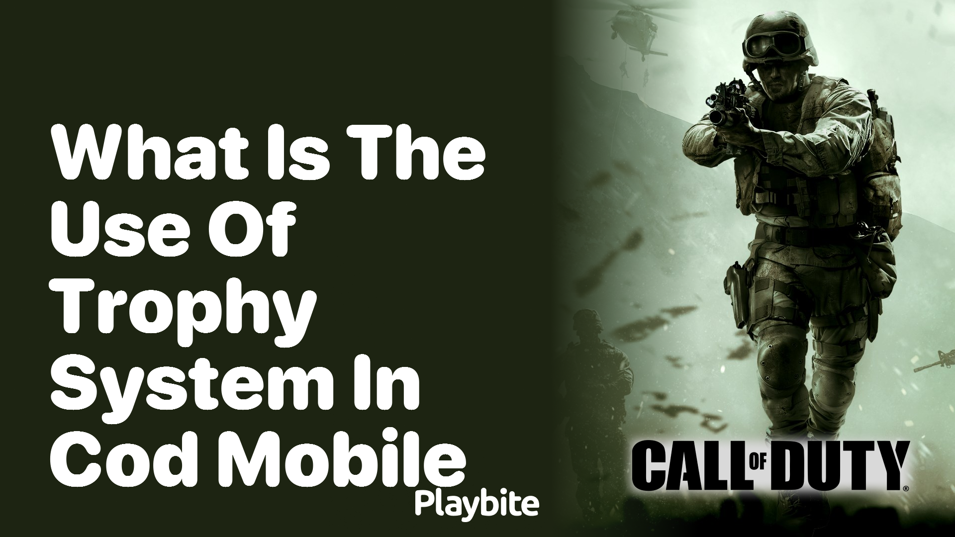 What is the Use of Trophy System in COD Mobile?