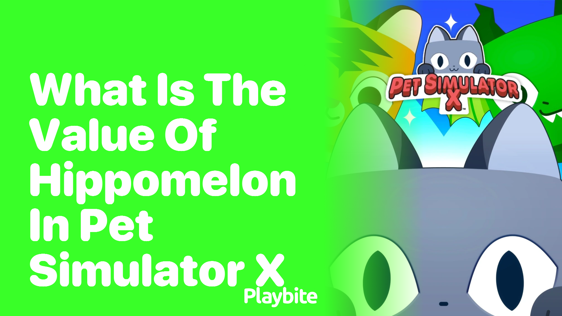 What is the Value of Hippomelon in Pet Simulator X?