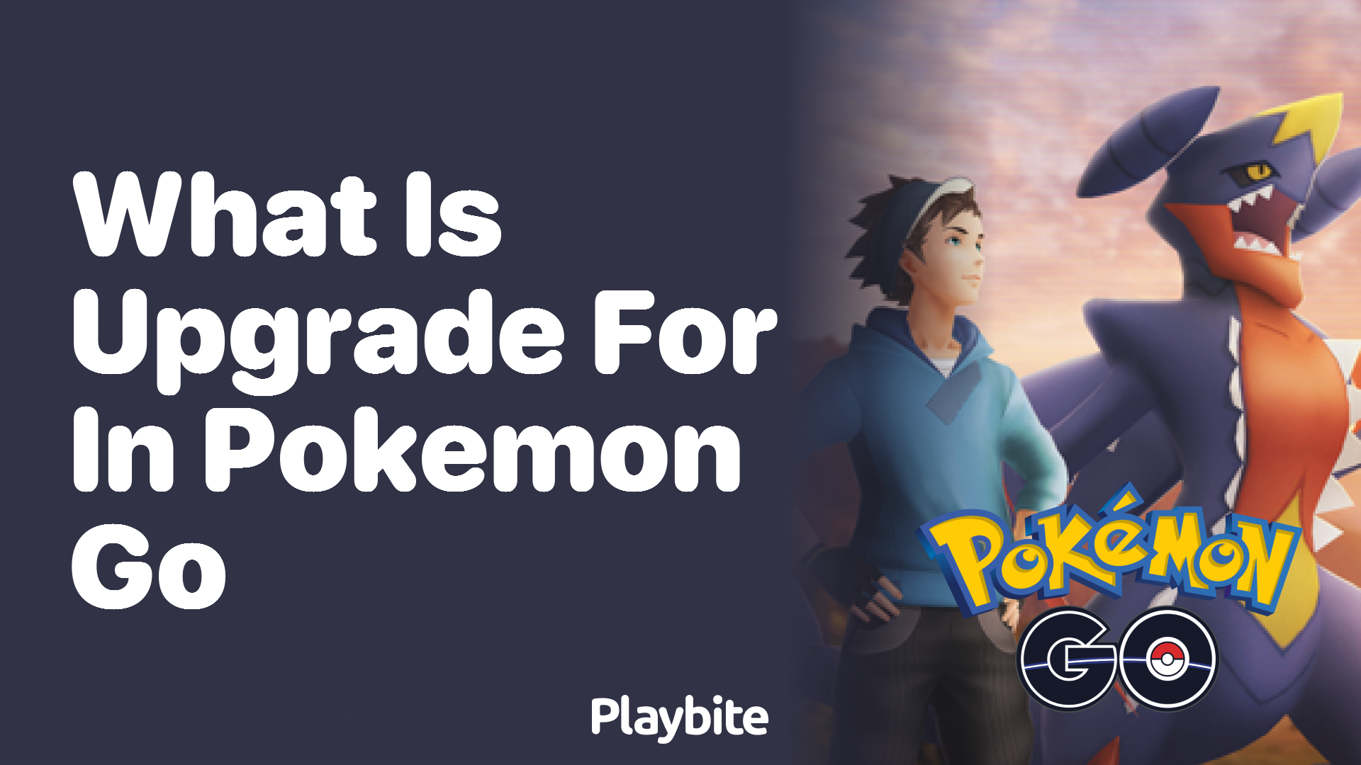 What is the Upgrade for in Pokémon GO?