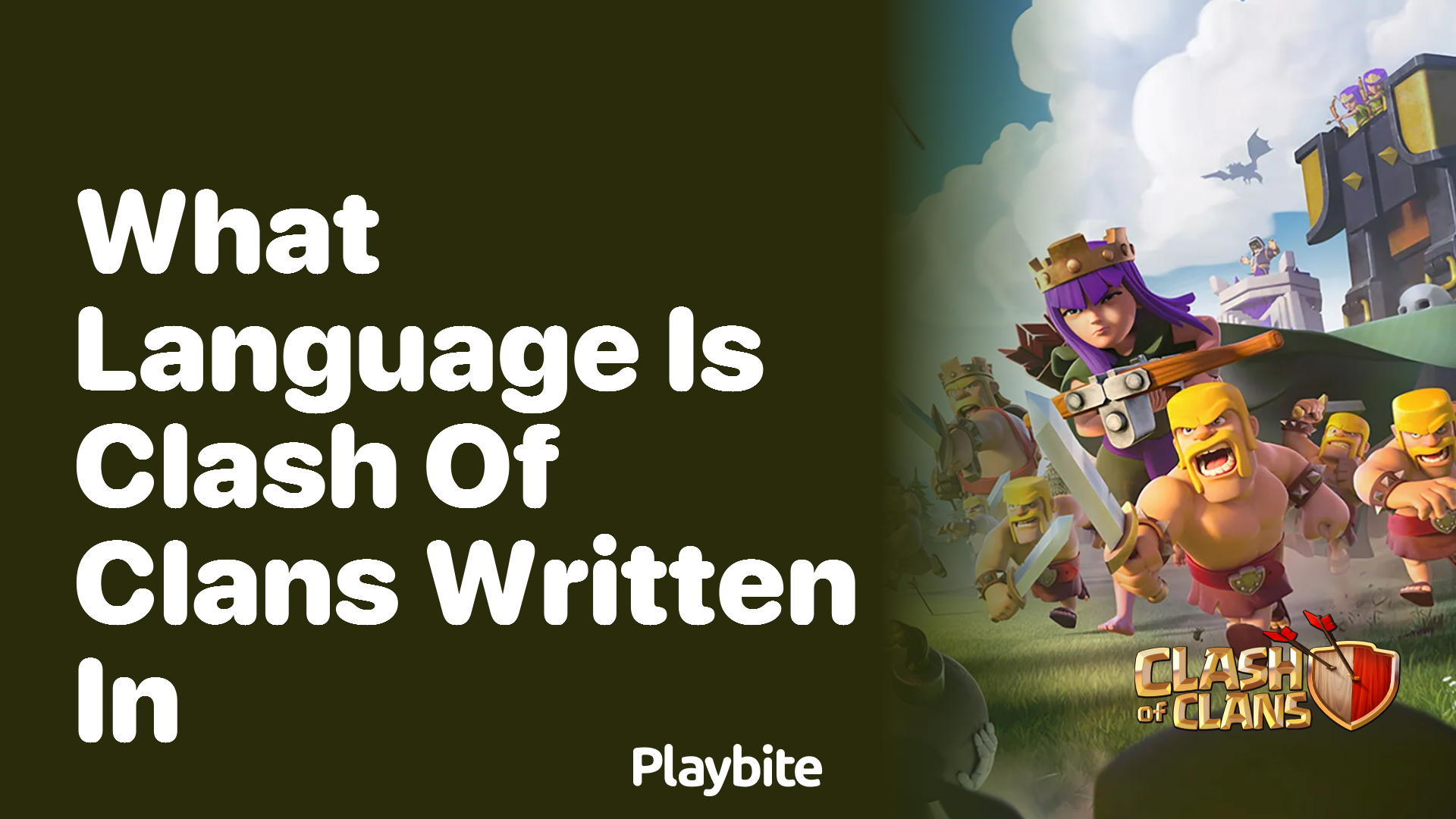 What Language is Clash of Clans Written In?