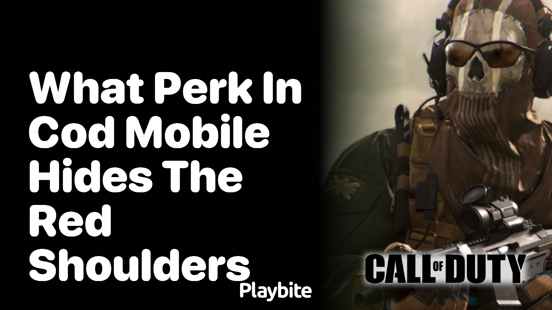 What Perk in COD Mobile Hides the Red Shoulders?