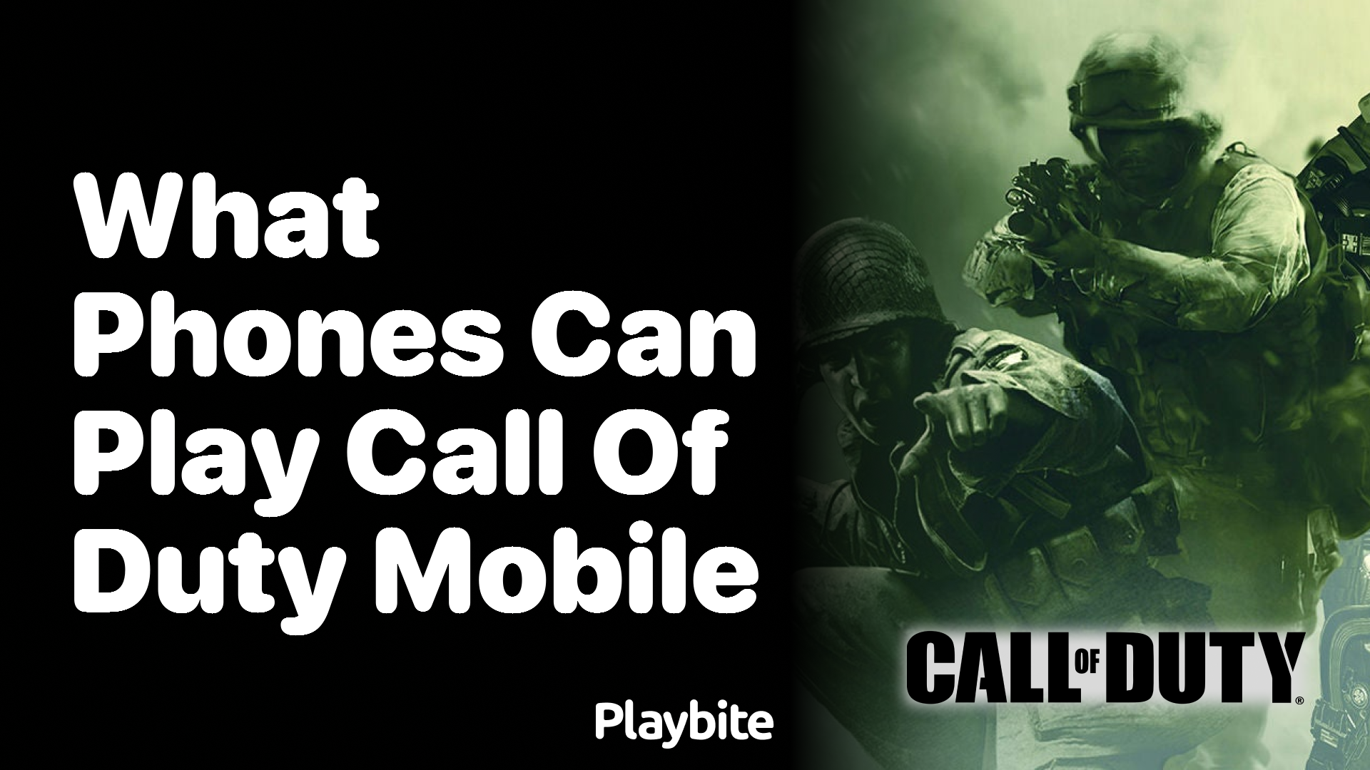 What Phones Can Play Call of Duty Mobile?