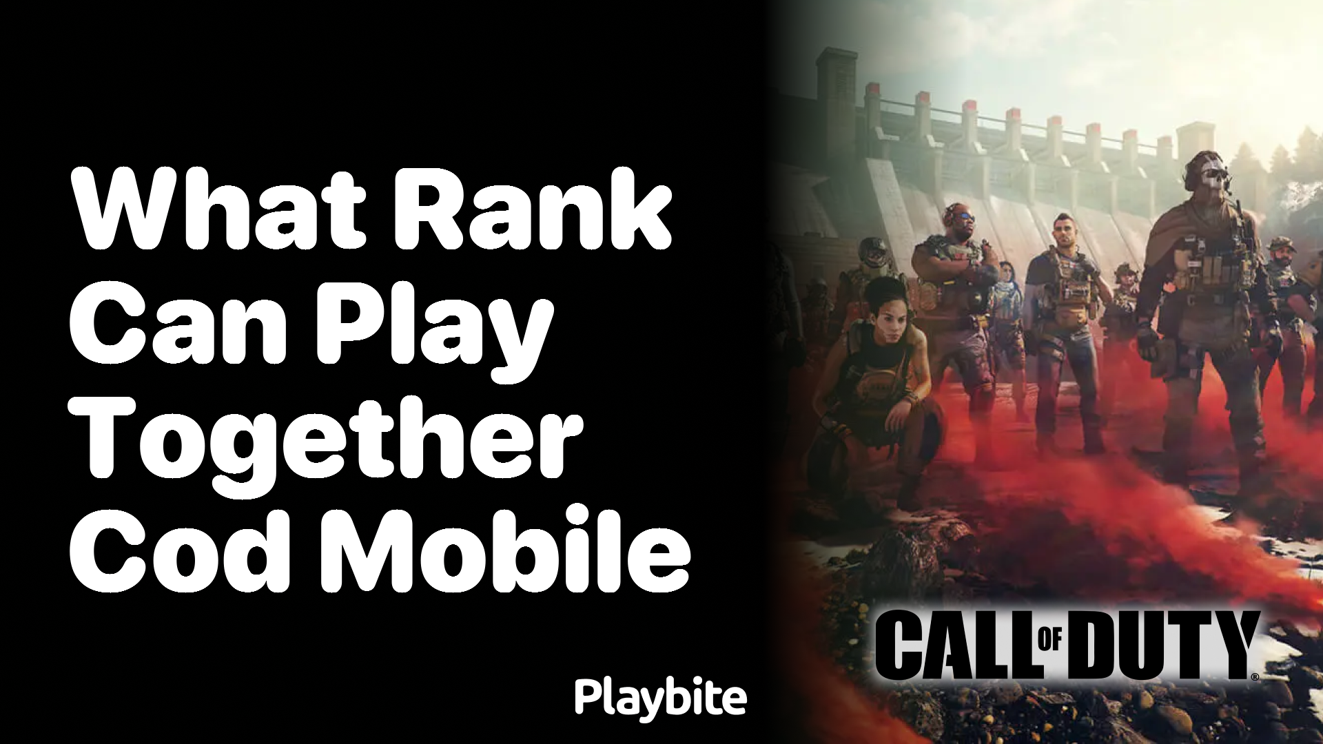 What Rank Can Play Together in COD Mobile?