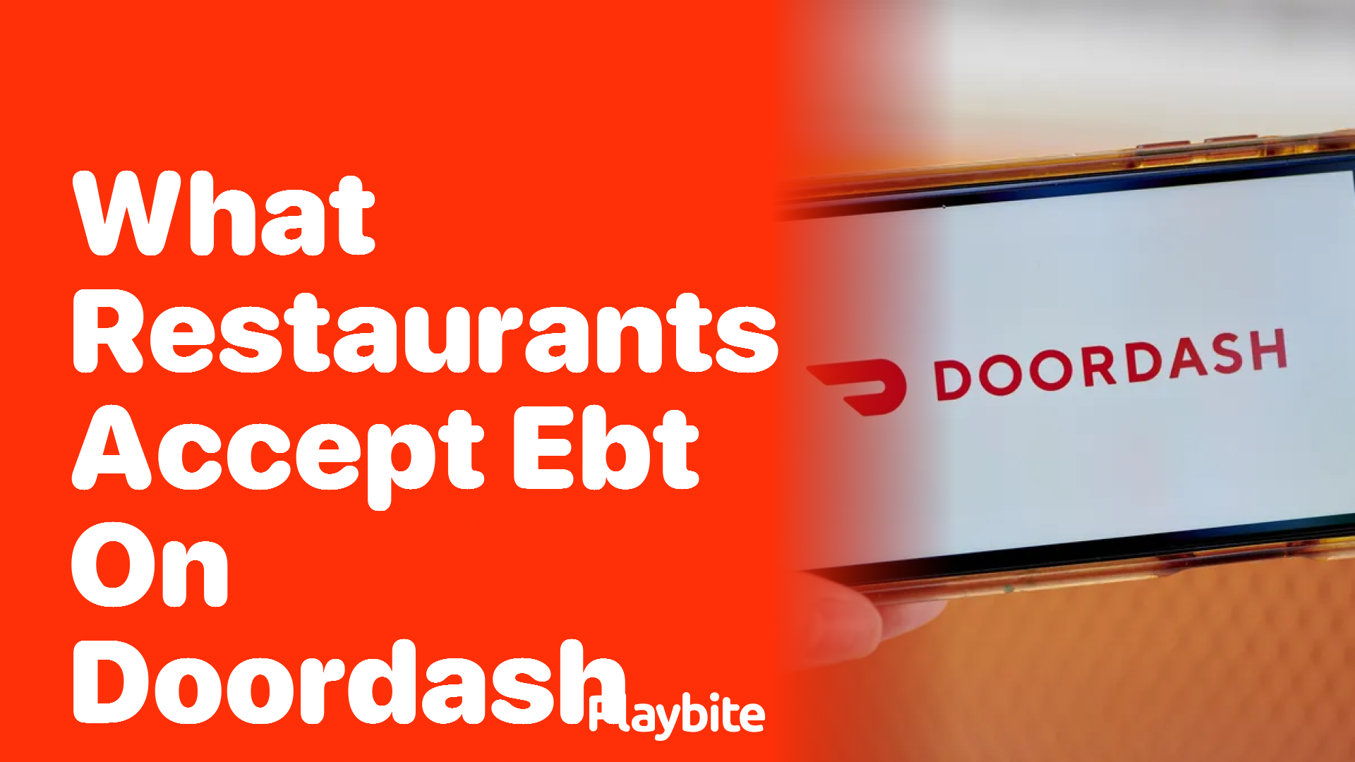 What Restaurants Accept EBT on DoorDash?