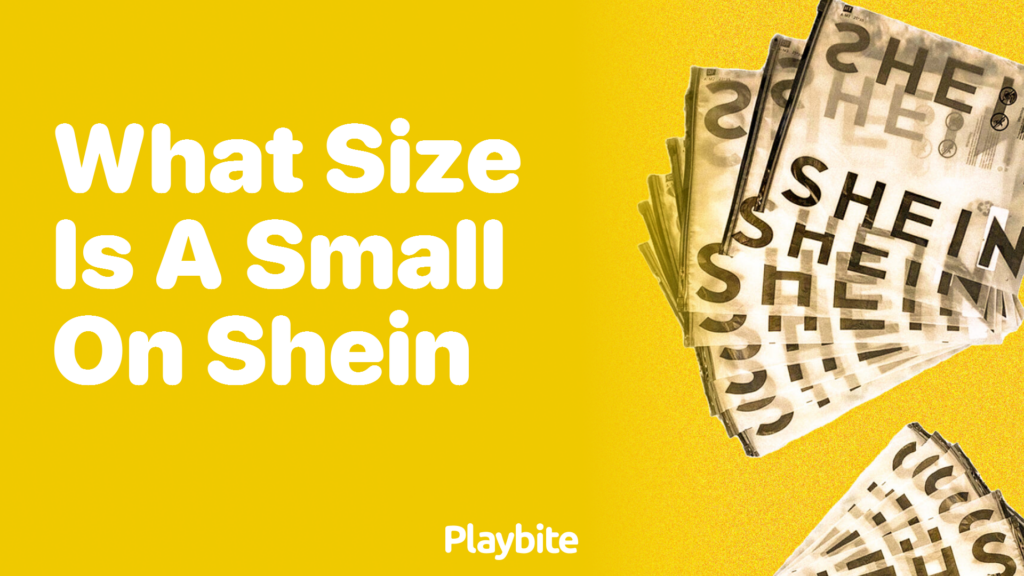 What Size Is 11-12Y in SHEIN? Find Out Now! - Playbite