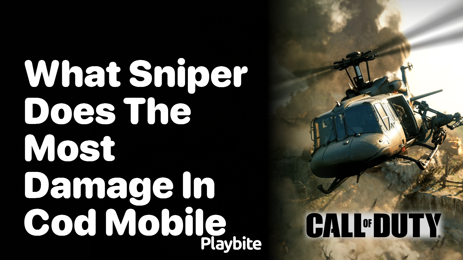 What Sniper Does the Most Damage in CoD Mobile?