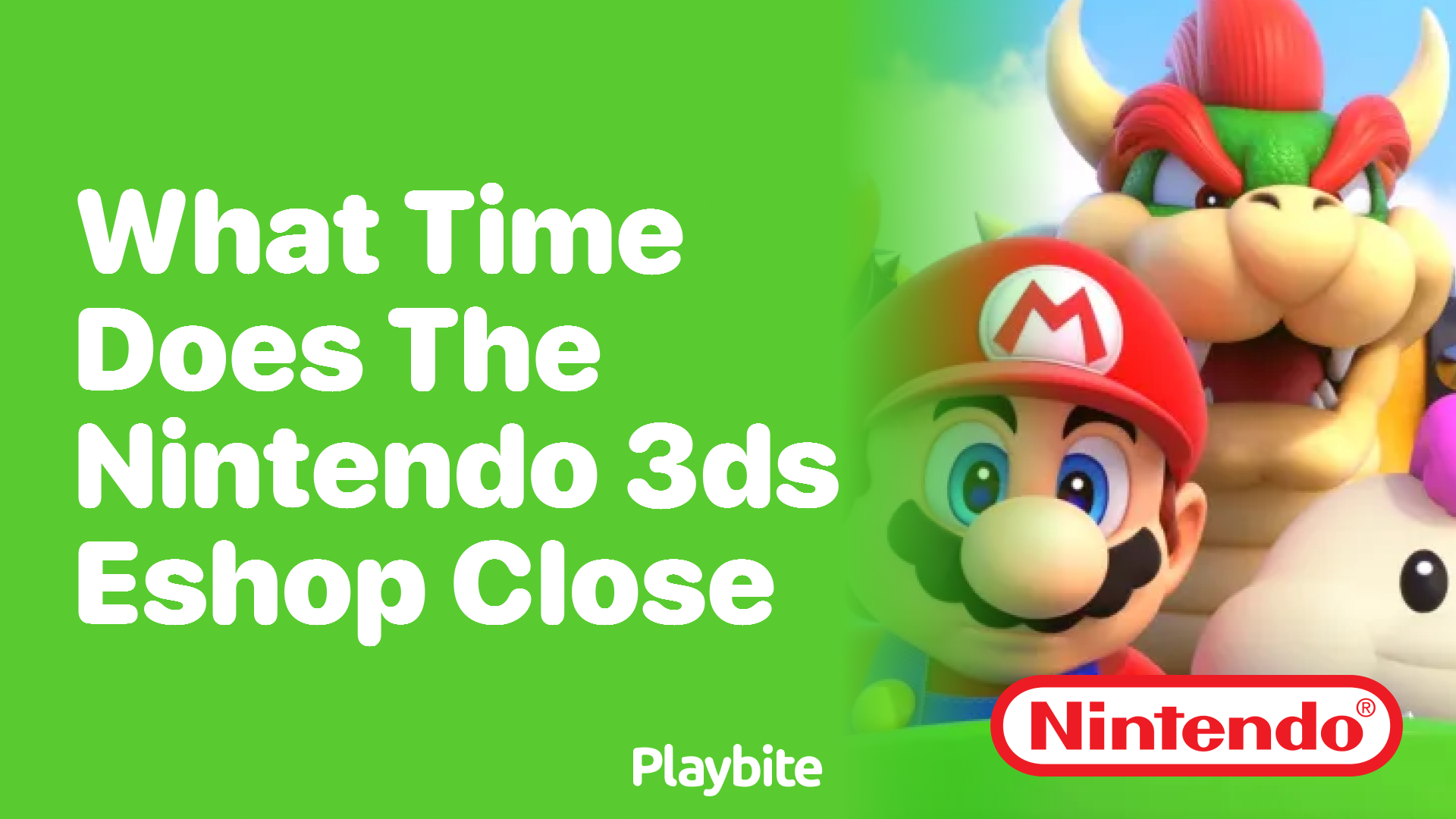 What Time Does the Nintendo 3DS eShop Close?