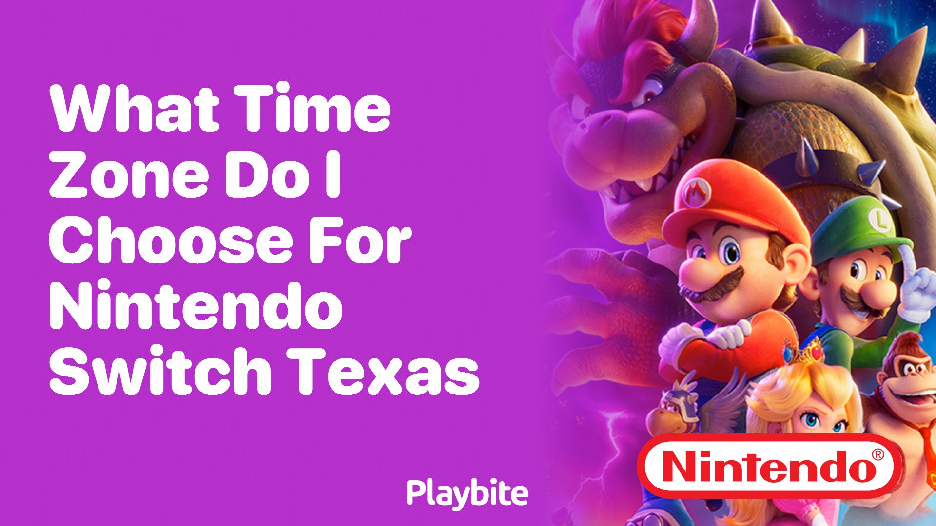 What Time Zone Should I Choose for My Nintendo Switch in Texas?
