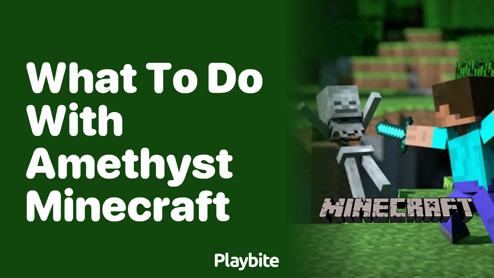 What to Do with Amethyst in Minecraft