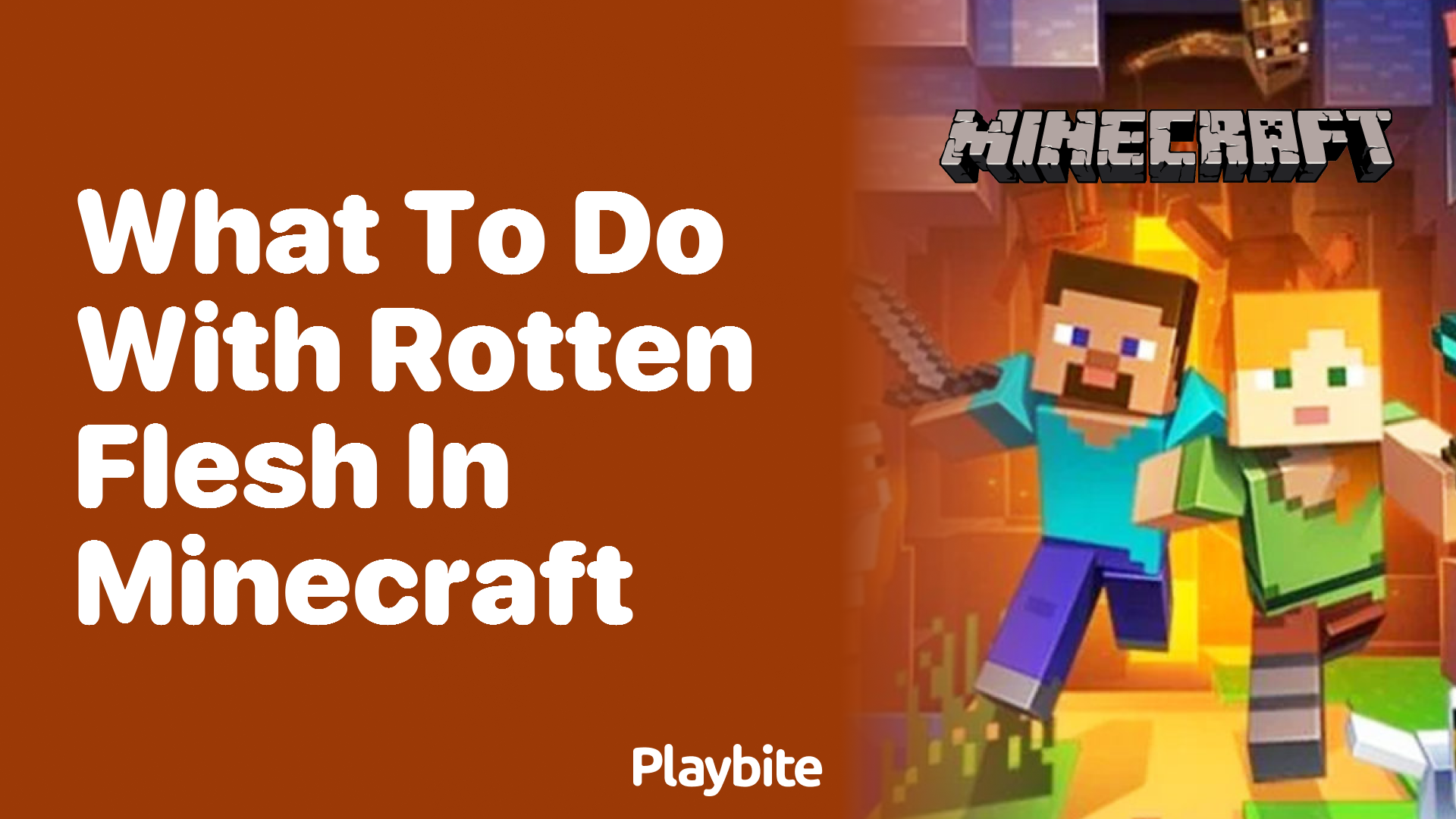 What to Do with Rotten Flesh in Minecraft