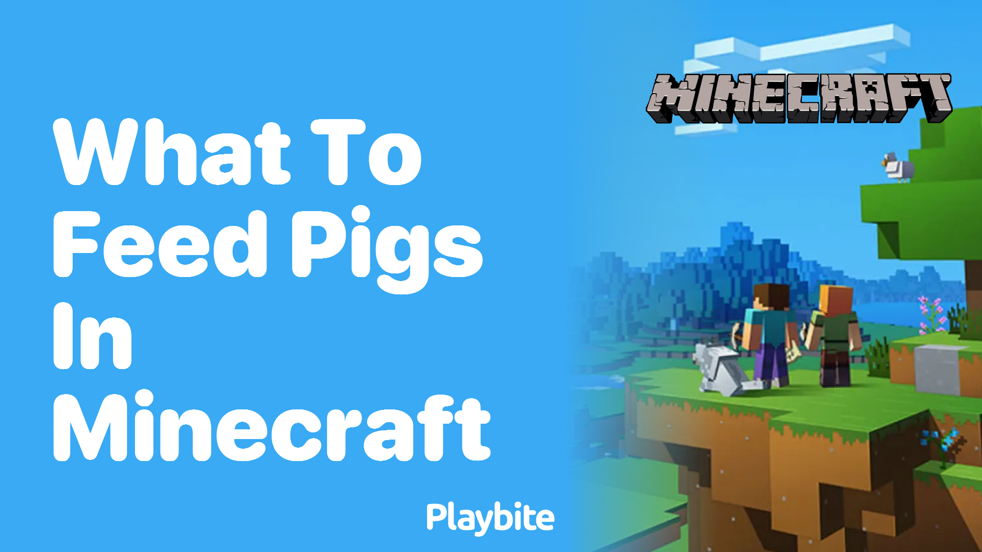 What to Feed Pigs in Minecraft: A Quick Guide
