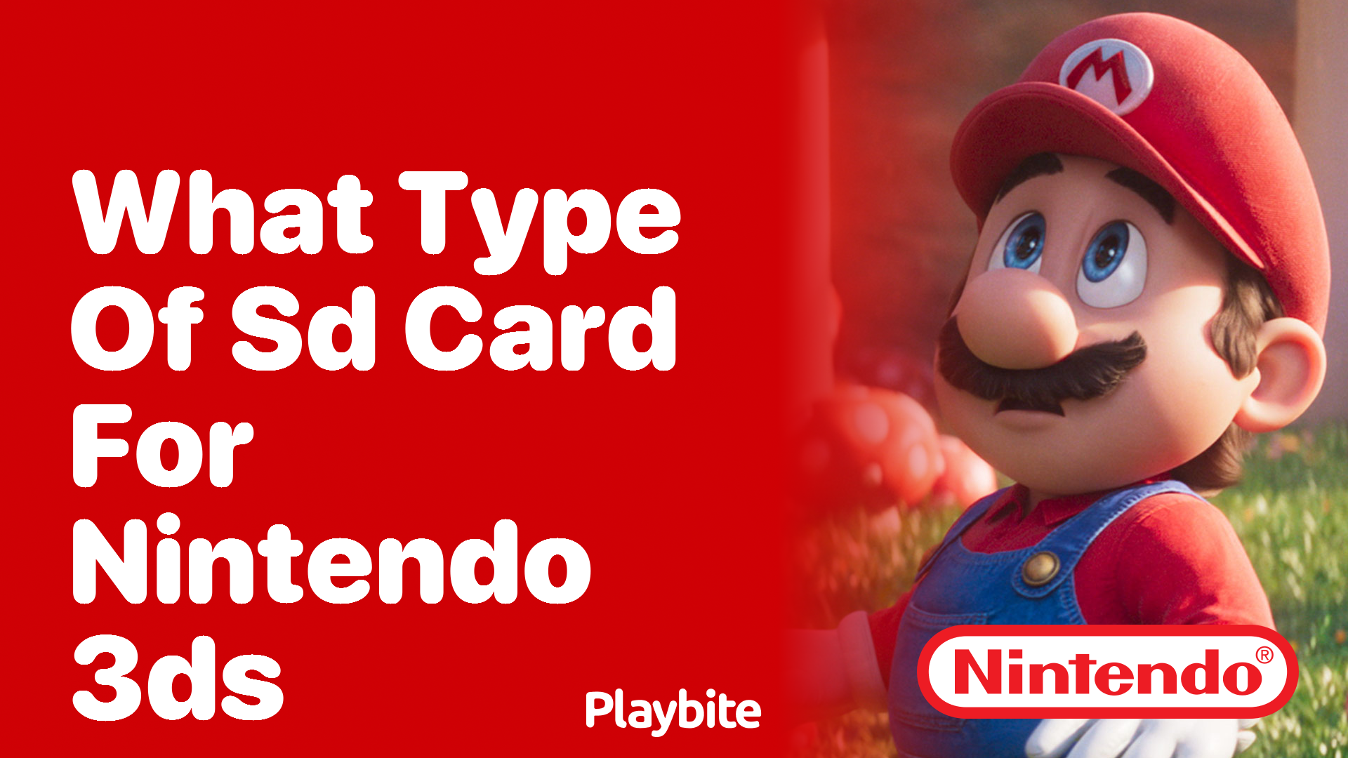 What Type of SD Card Works Best with Your Nintendo 3DS?