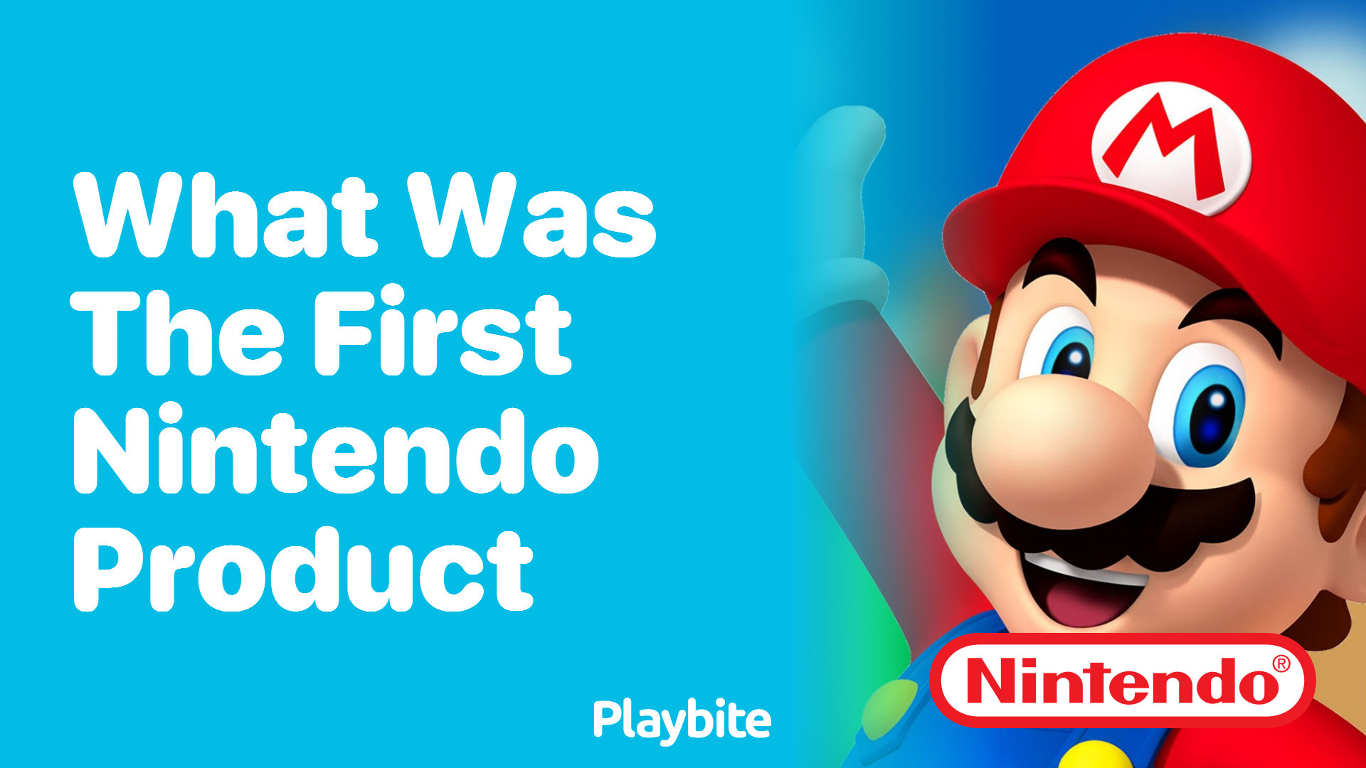 What Was the First Nintendo Product?