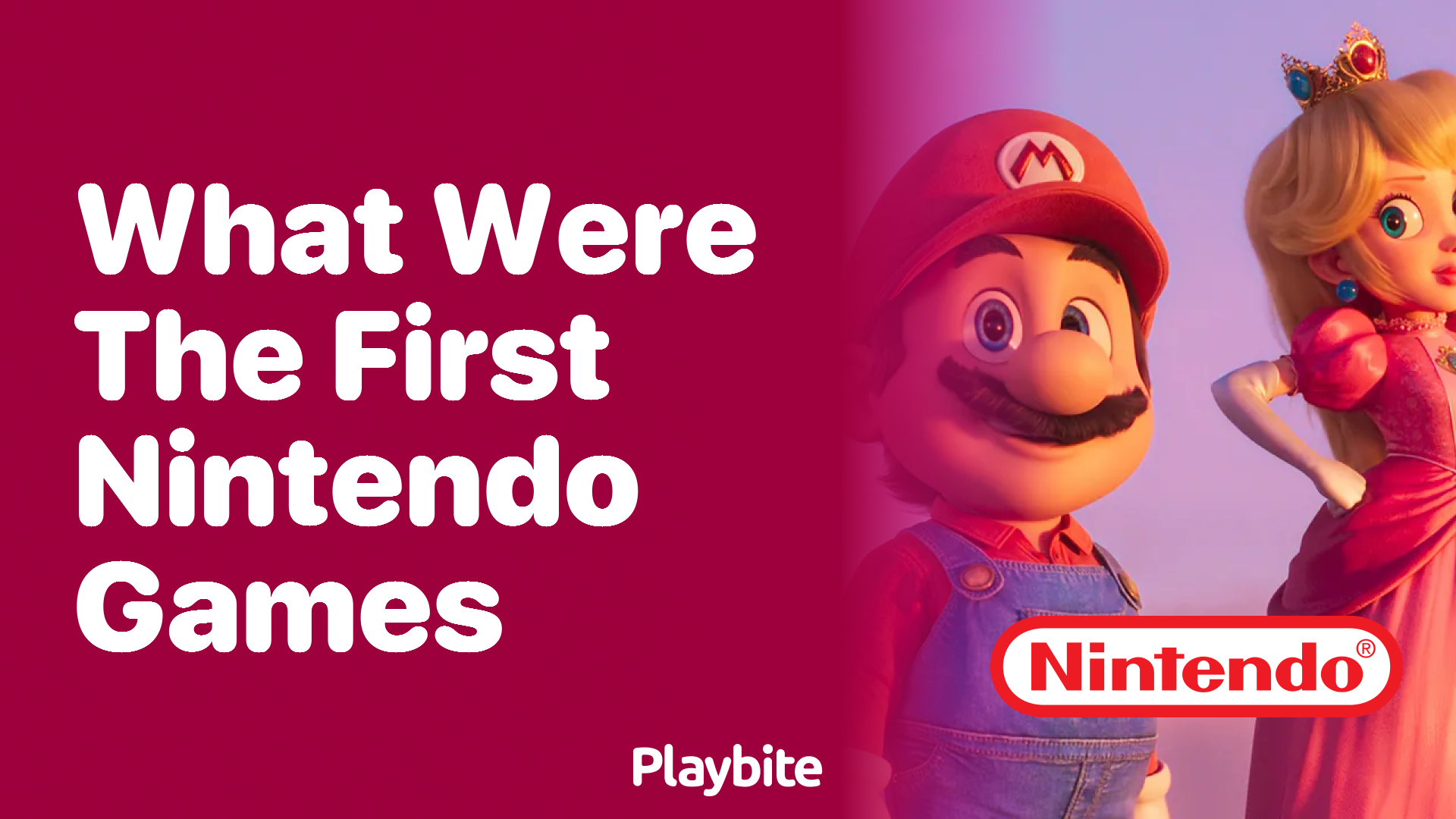 What Were the First Nintendo Games?