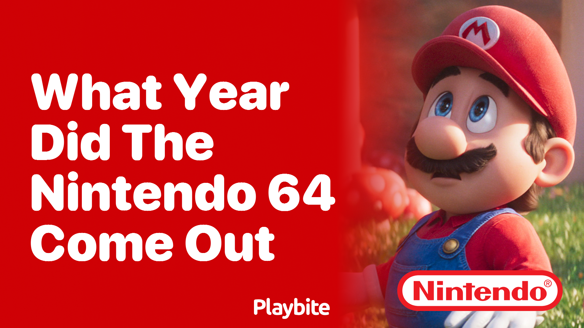 What Year Did the Nintendo 64 Come Out?