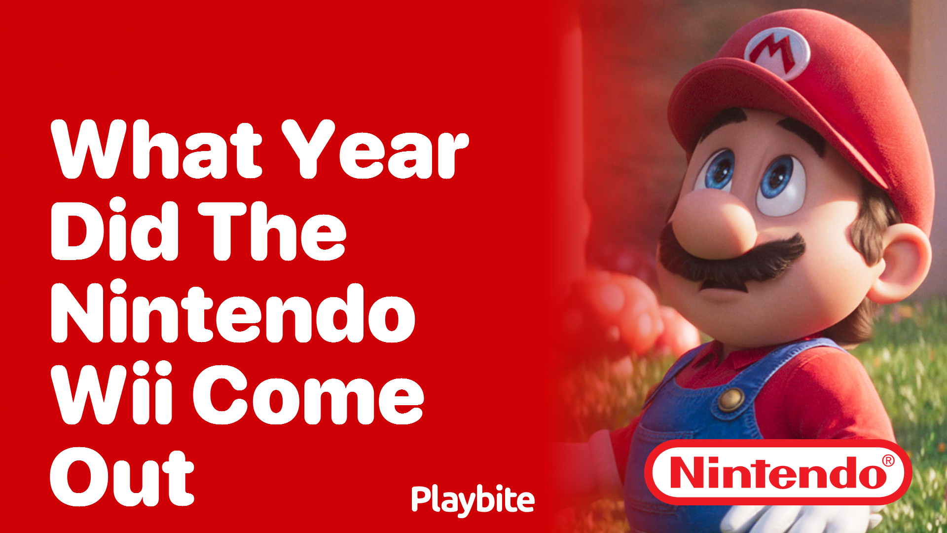 What Year Did the Nintendo Wii Come Out?