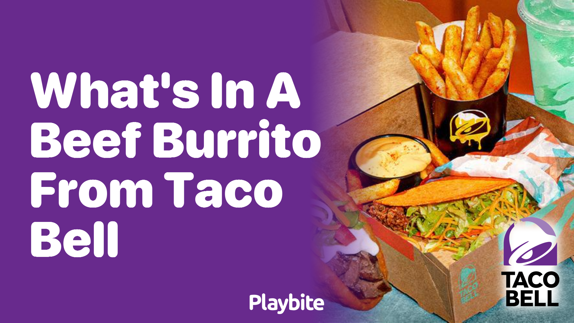 What’s in a Beef Burrito from Taco Bell?