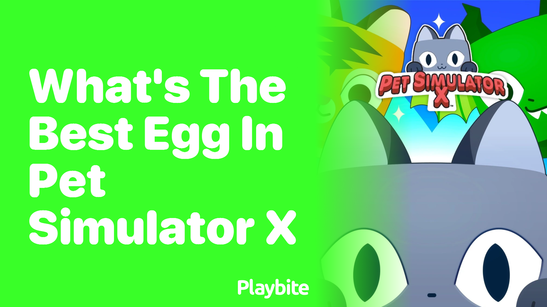 What’s the Best Egg in Pet Simulator X? Discover Now!