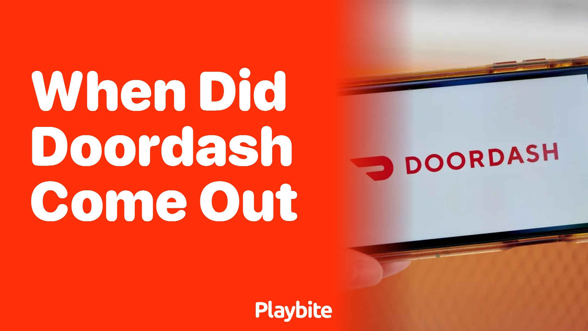 When Did DoorDash Make Its Grand Entrance?