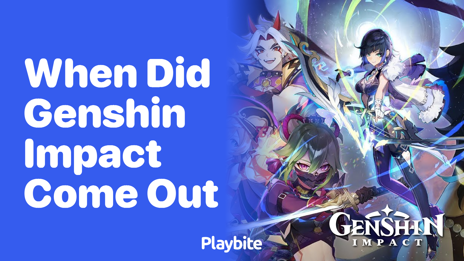 When Did Genshin Impact Make Its Big Debut?