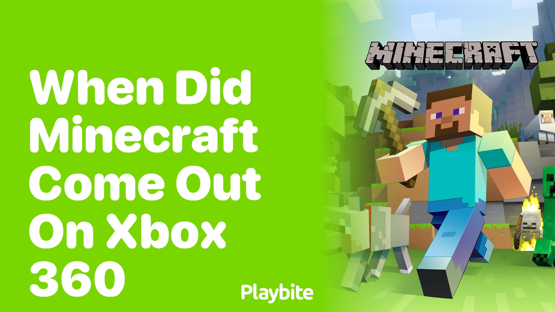When Did Minecraft Make Its Debut on Xbox 360?