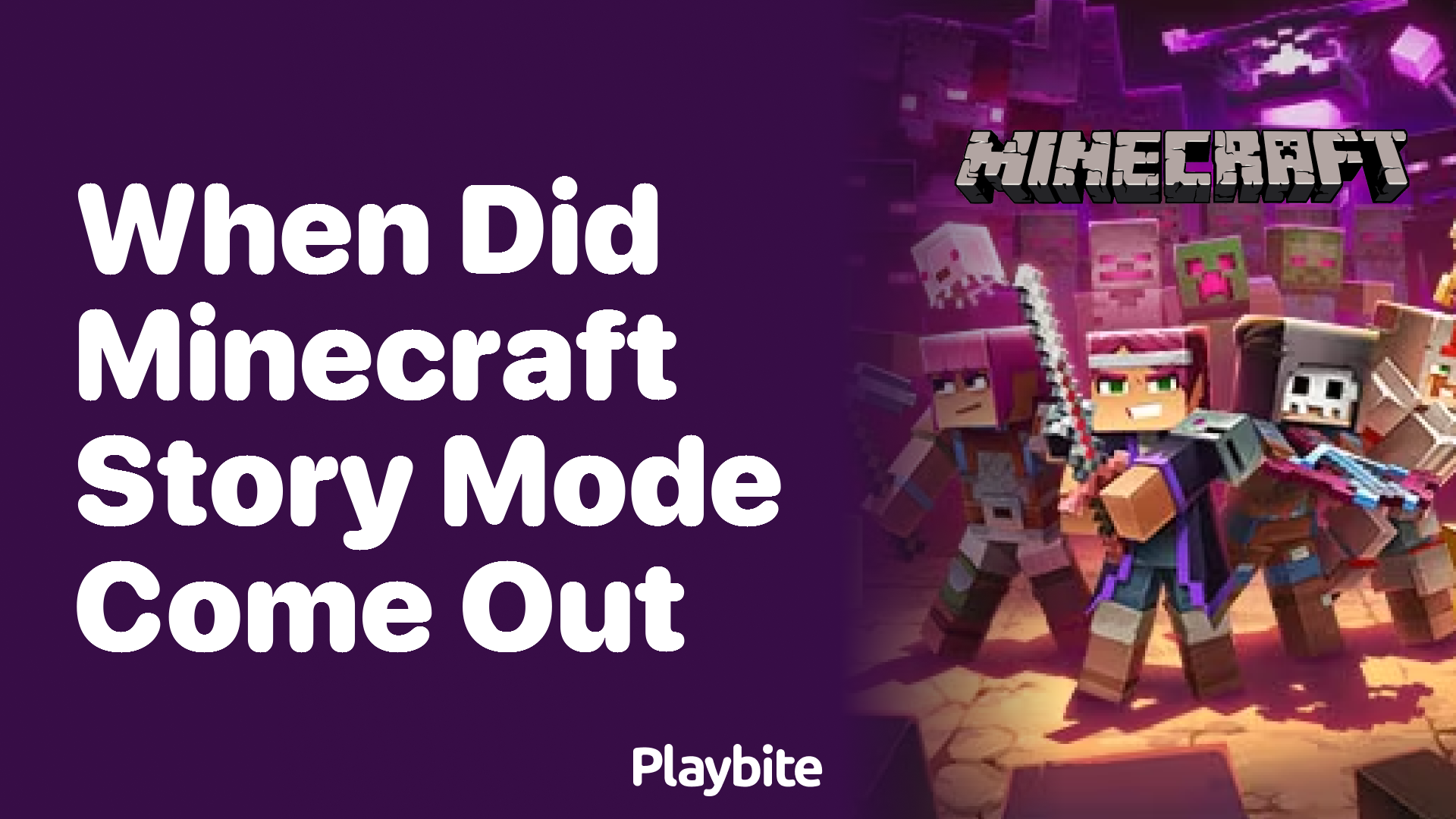 When Did Minecraft Story Mode First Make Its Debut?