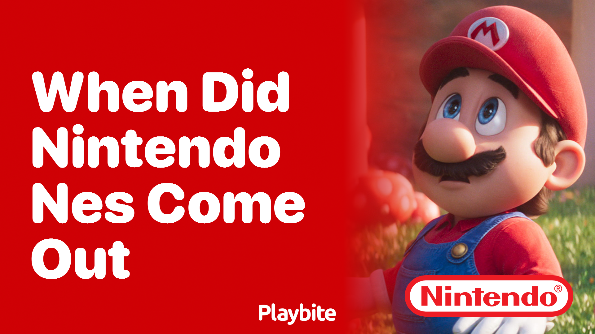 When Did the Nintendo NES Come Out?