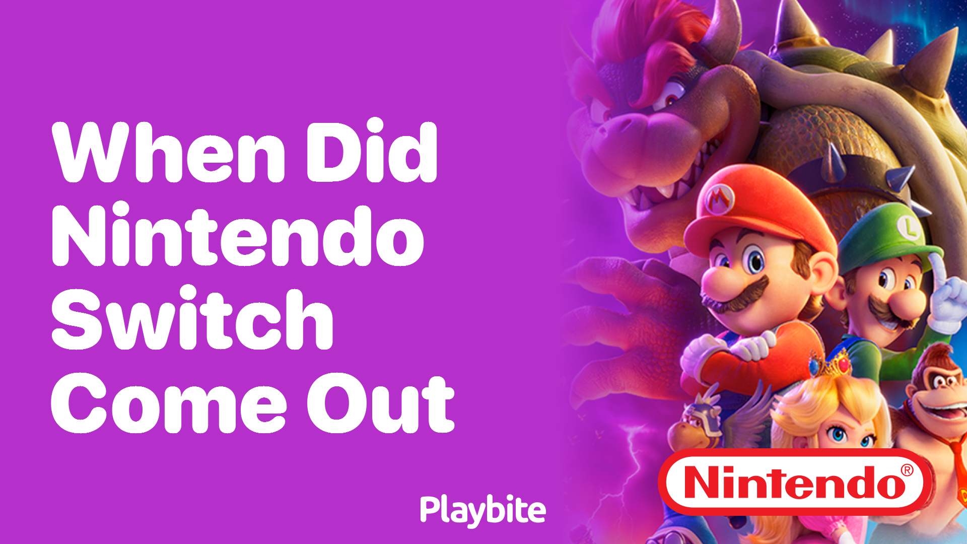 When Did the Nintendo Switch Make Its Grand Debut?