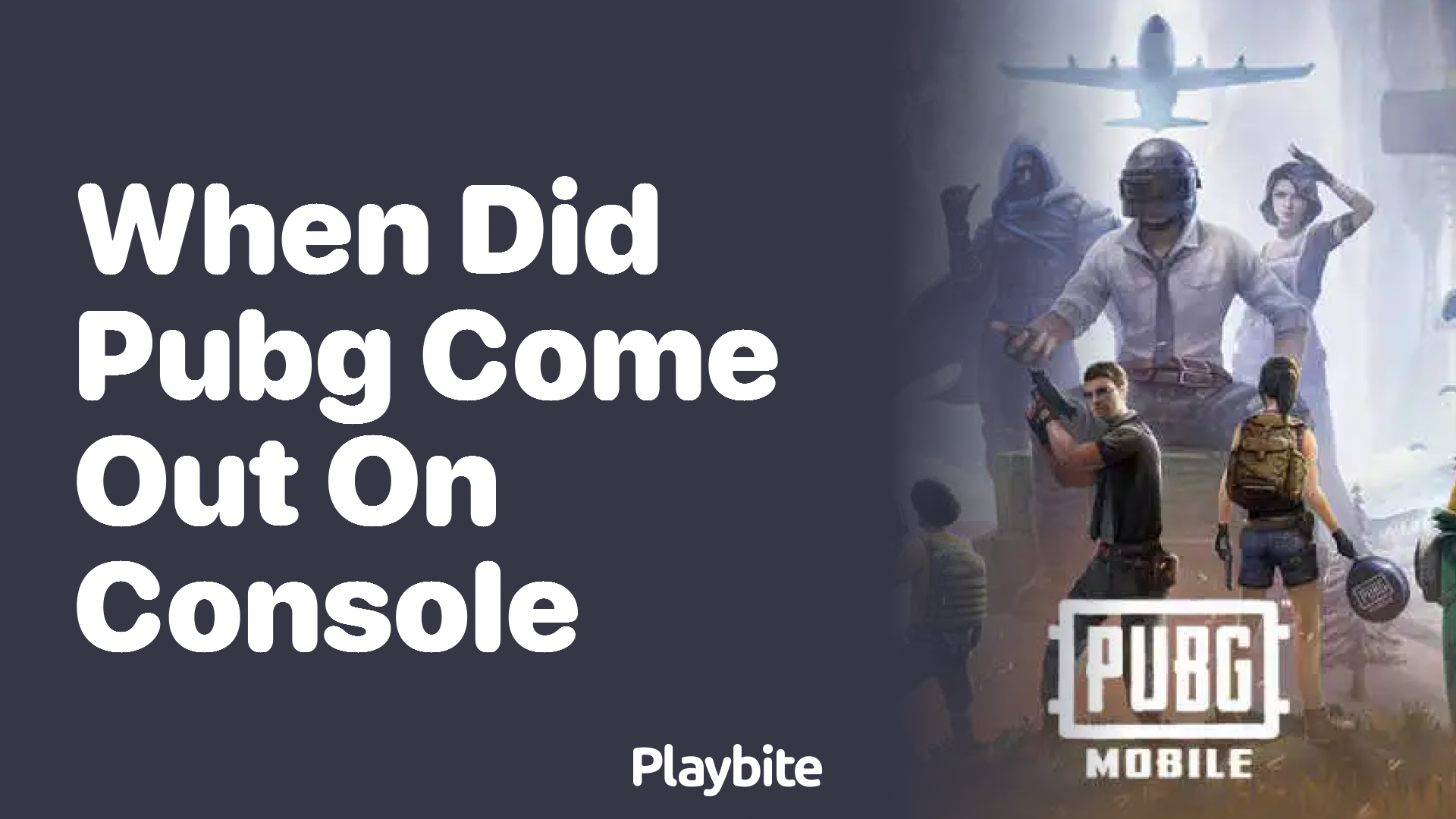 When Did PUBG Mobile Launch on Console Platforms?