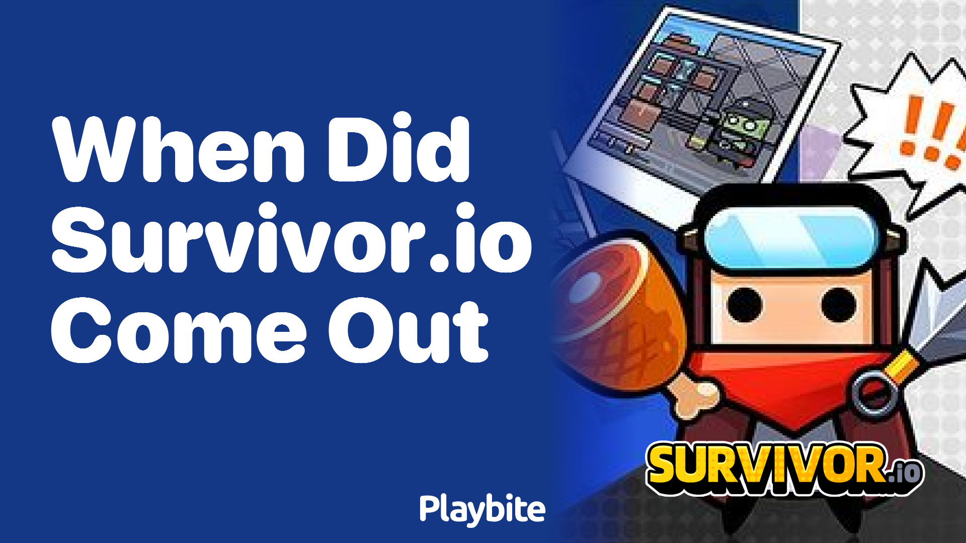When Did Survivor.io Make Its Exciting Debut?
