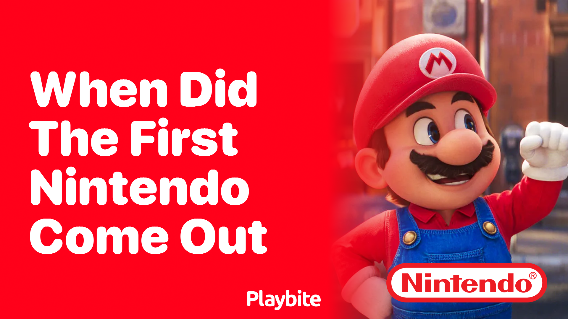 When Did the First Nintendo Come Out? Discover the Origins!