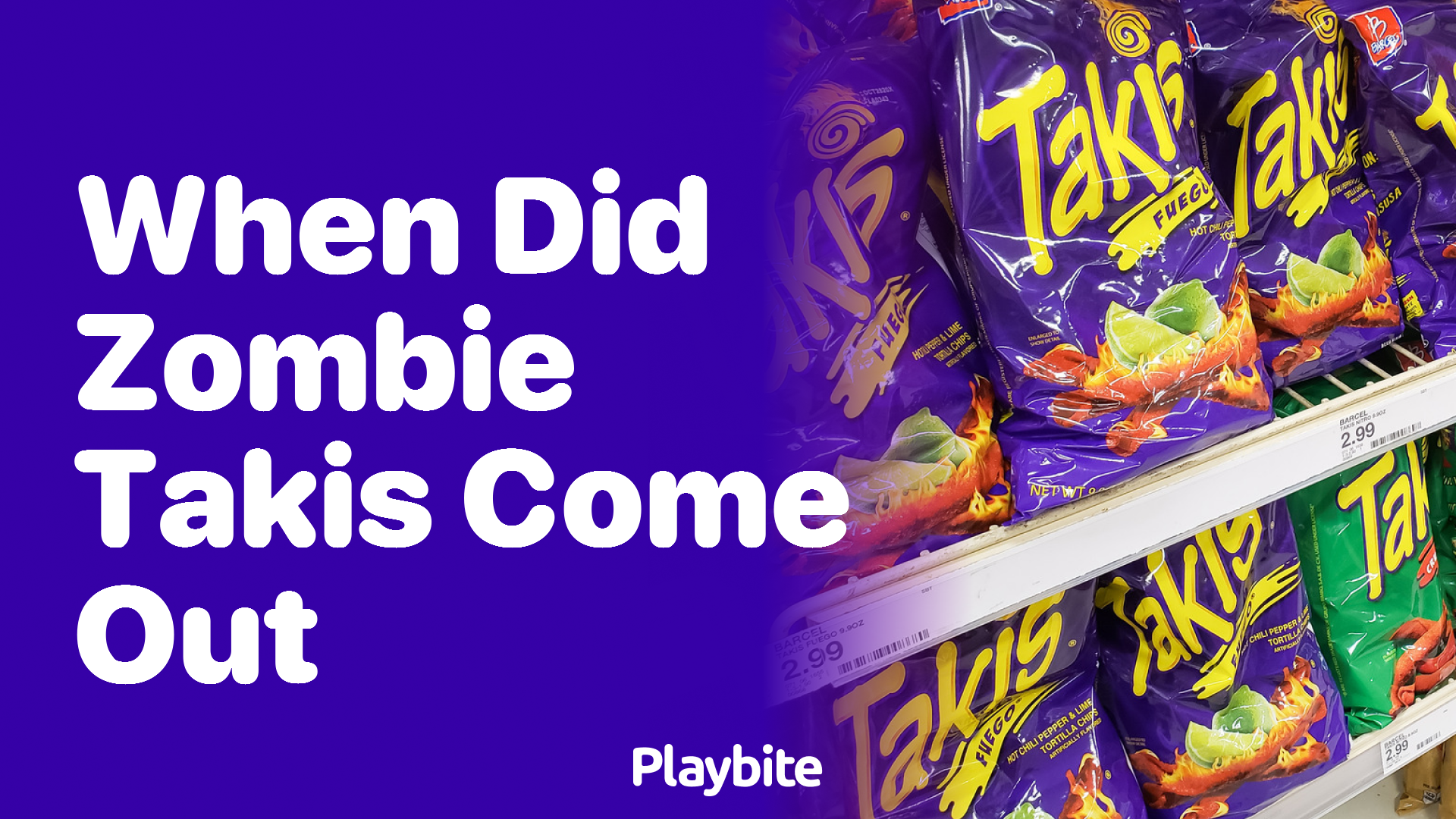 When Did Zombie Takis Make Their Debut?