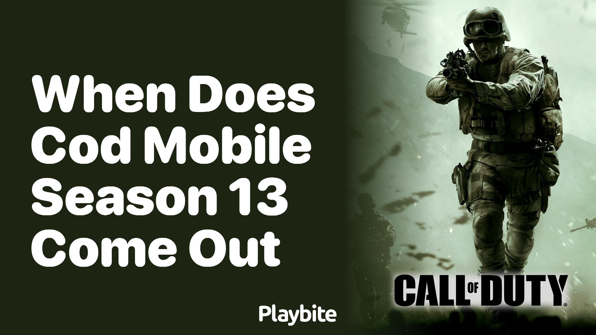 When Does COD Mobile Season 13 Come Out? Find Out Here!
