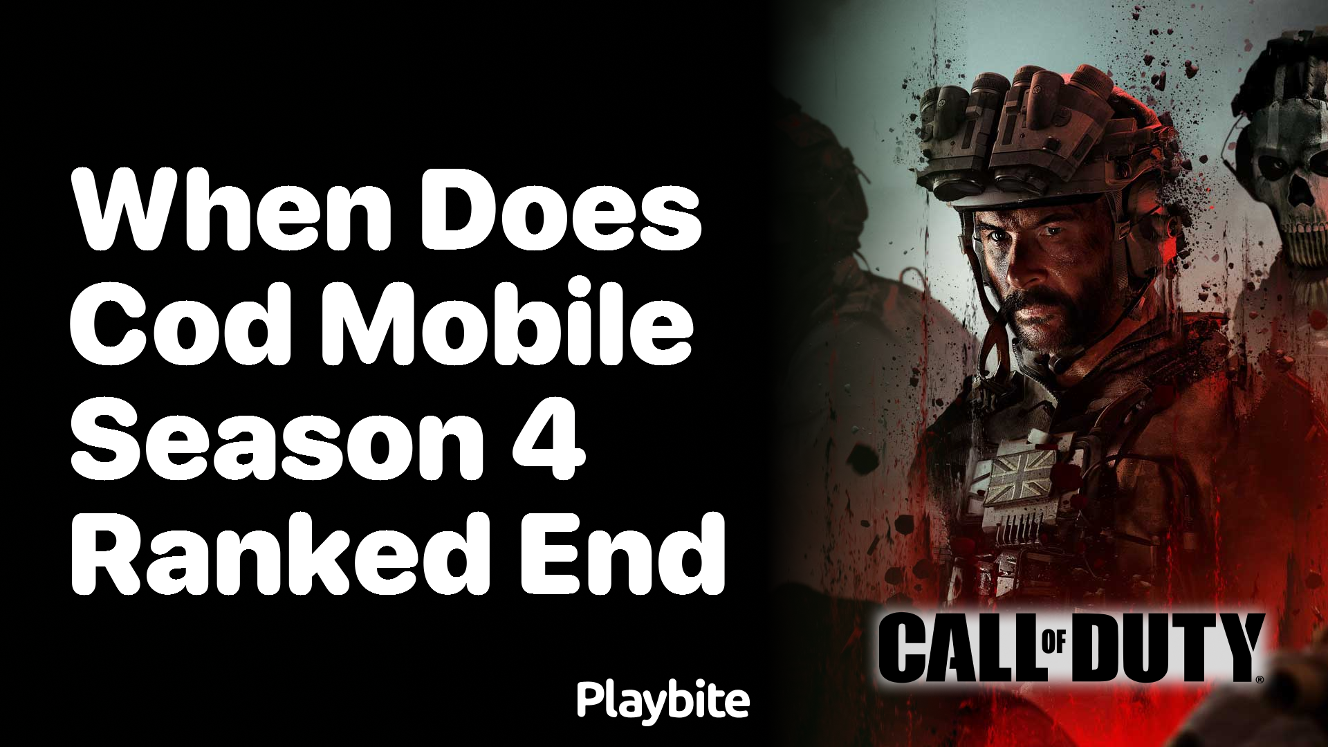 When Does COD Mobile Season 4 Ranked End?