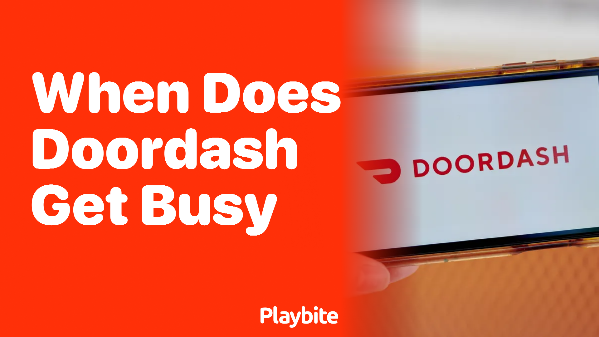 When Does DoorDash Get Busy? Timing Your Orders Right