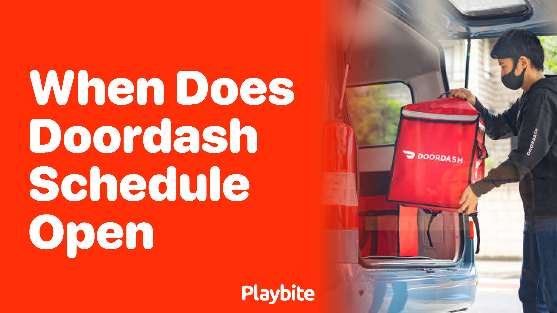 When Does the DoorDash Schedule Open for Dashers?