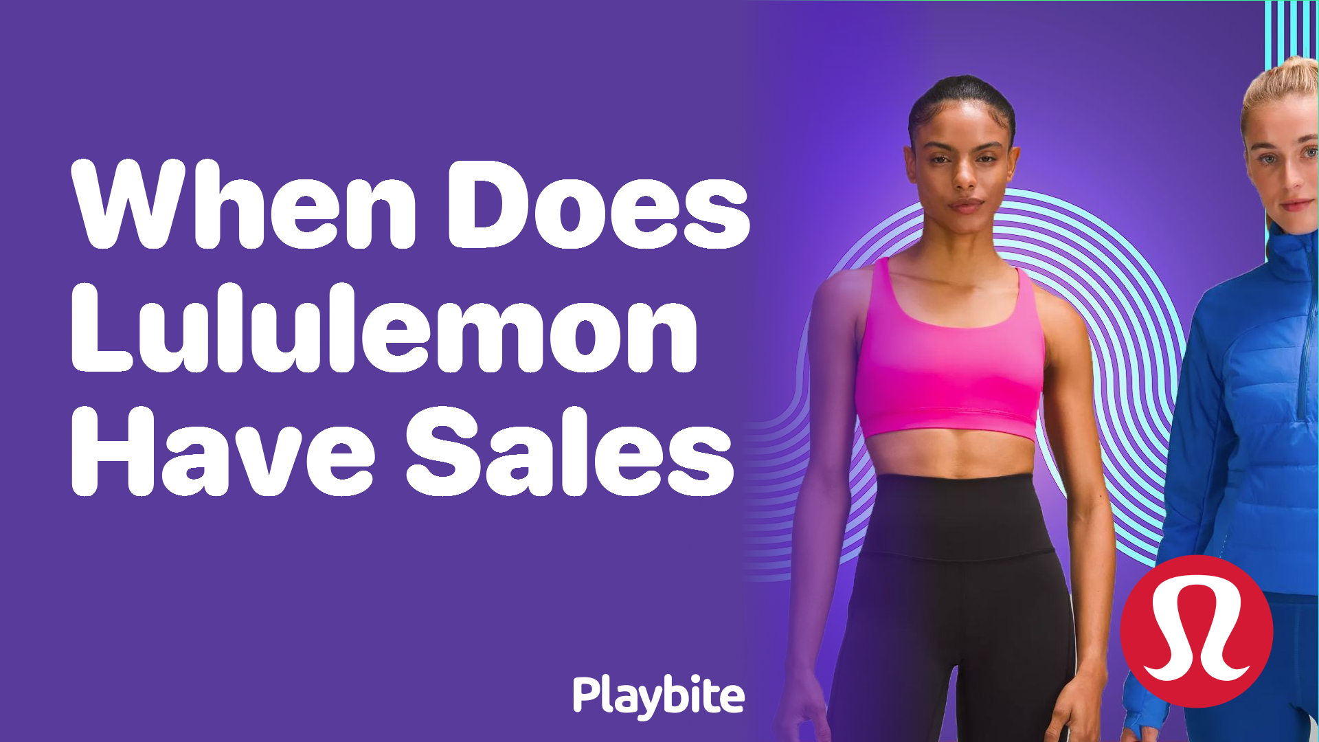 When Does Lululemon Have Sales?