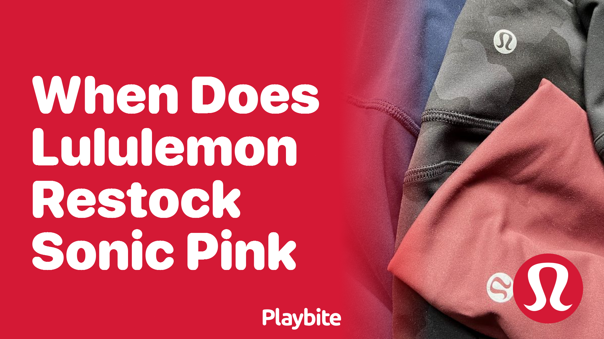 When Does Lululemon Restock Sonic Pink?