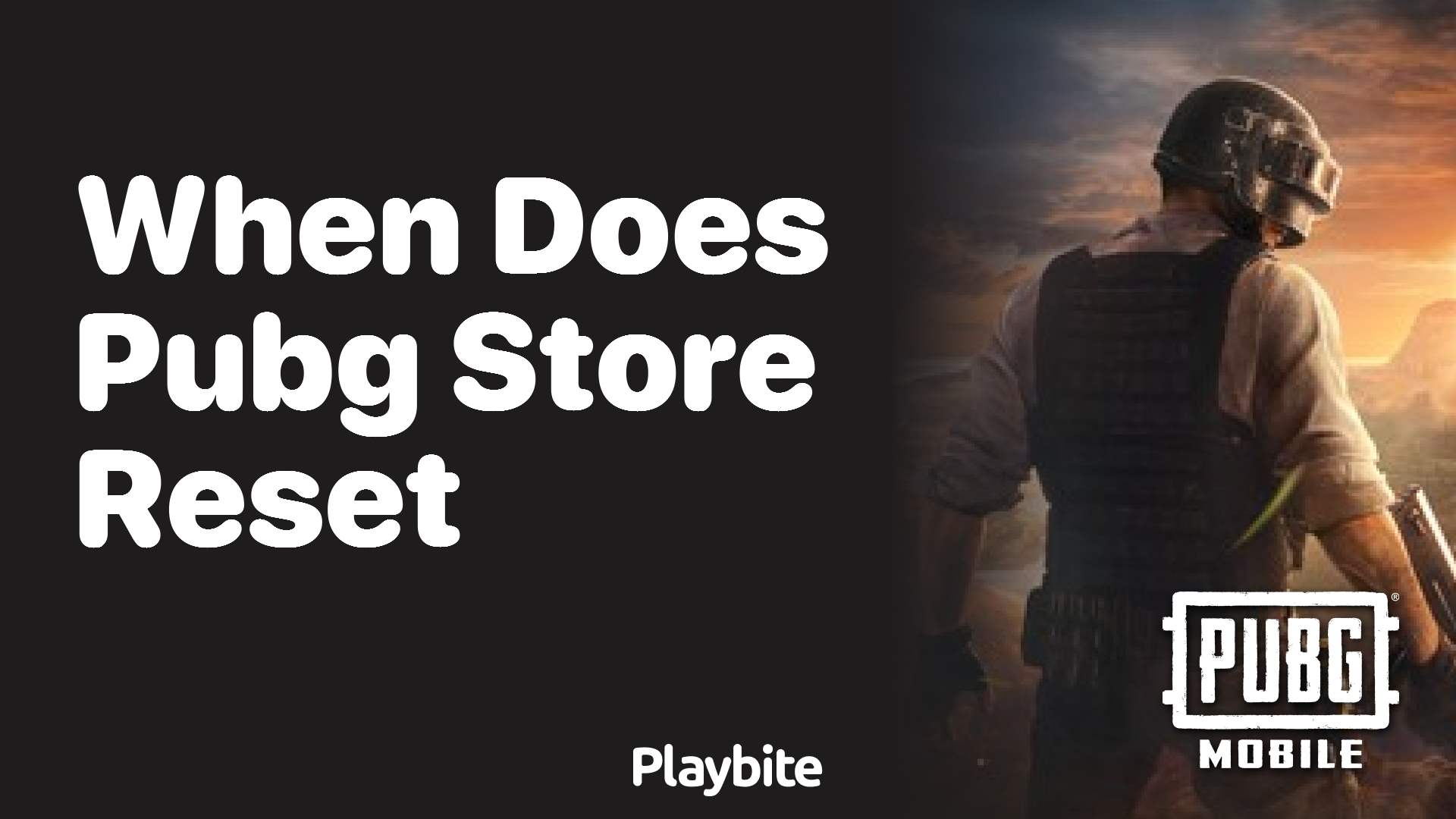 When Does the PUBG Store Reset?