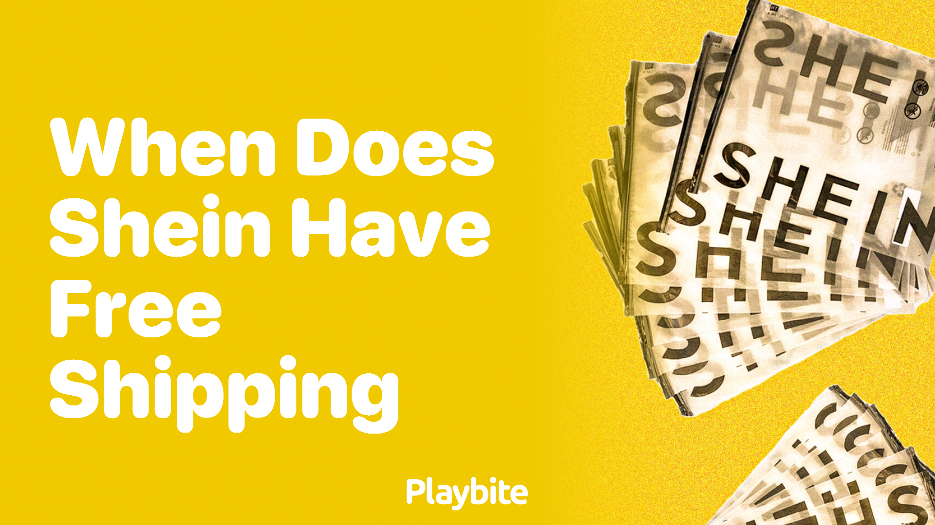 When Does SHEIN Offer Free Shipping?