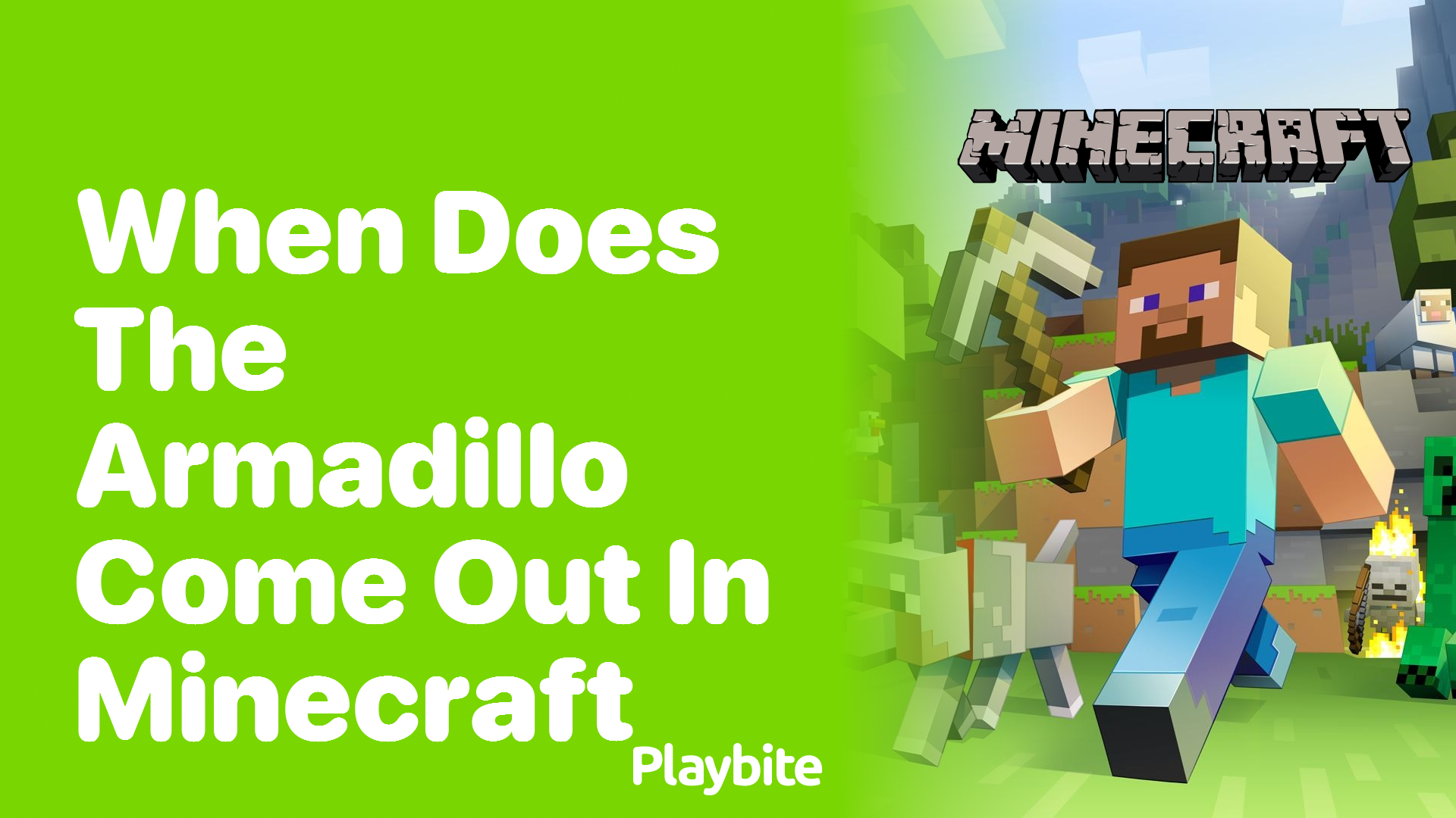 When Does the Armadillo Come Out in Minecraft?