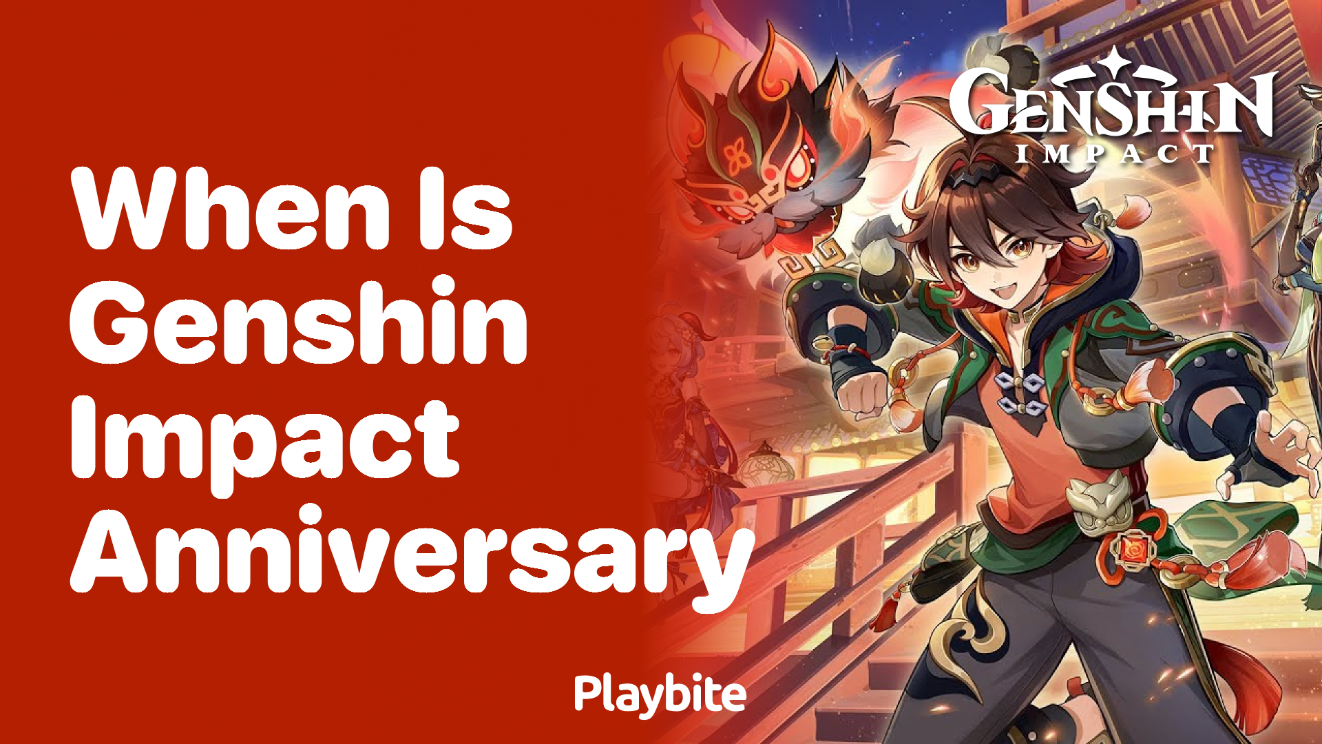 When is the Genshin Impact Anniversary Celebrated?