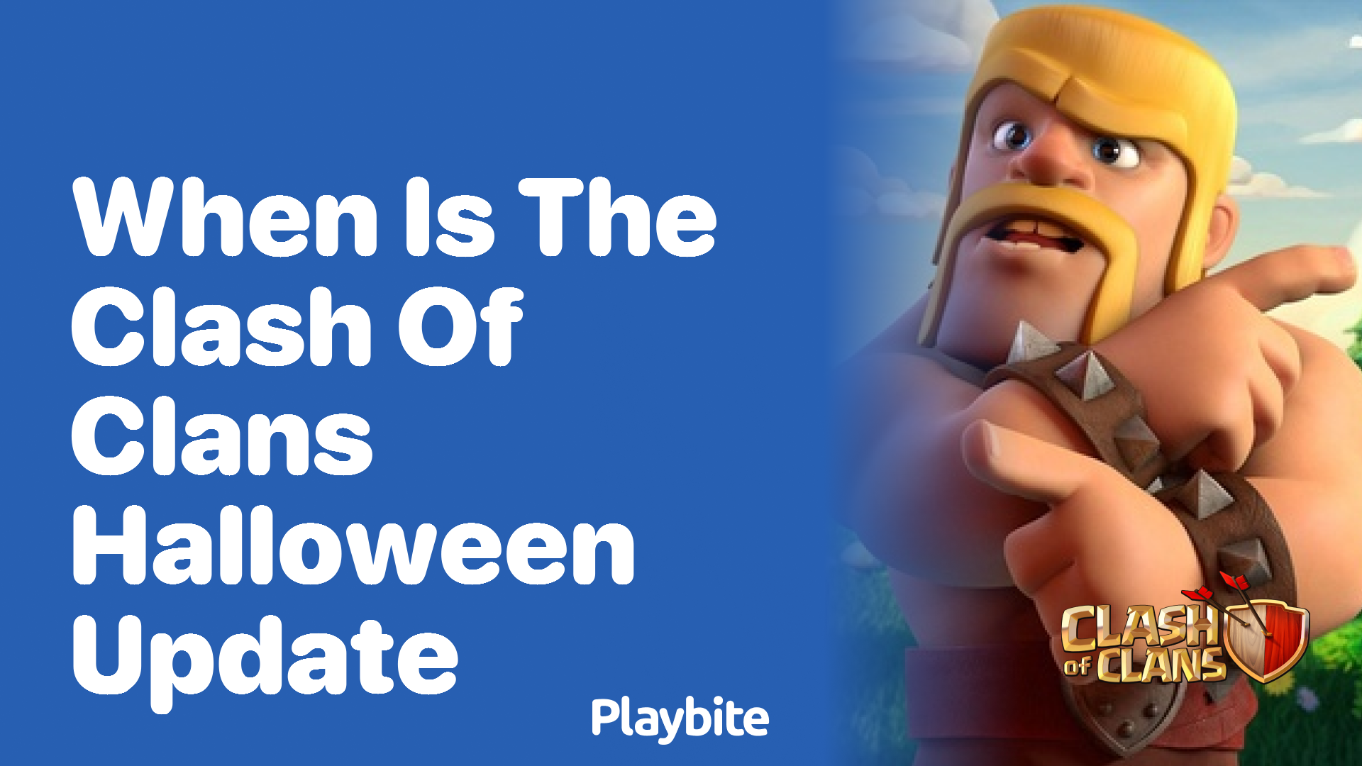 When is the Clash of Clans Halloween Update?