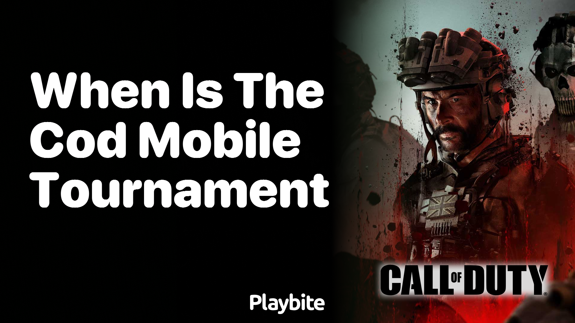 When Is the COD Mobile Tournament Happening?